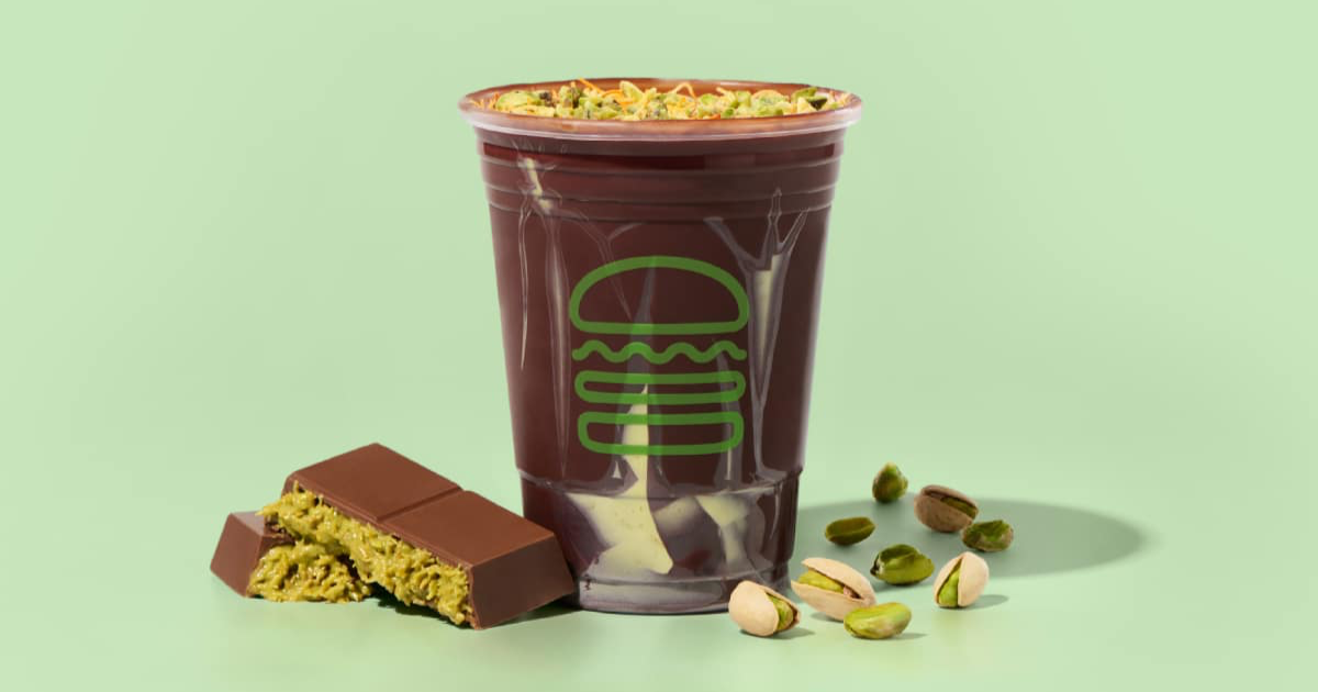 Dubai Chocolate Pistachio Shake coming to Shake Shack Dubai Chocolate Pistachio Shake coming to Shake Shack