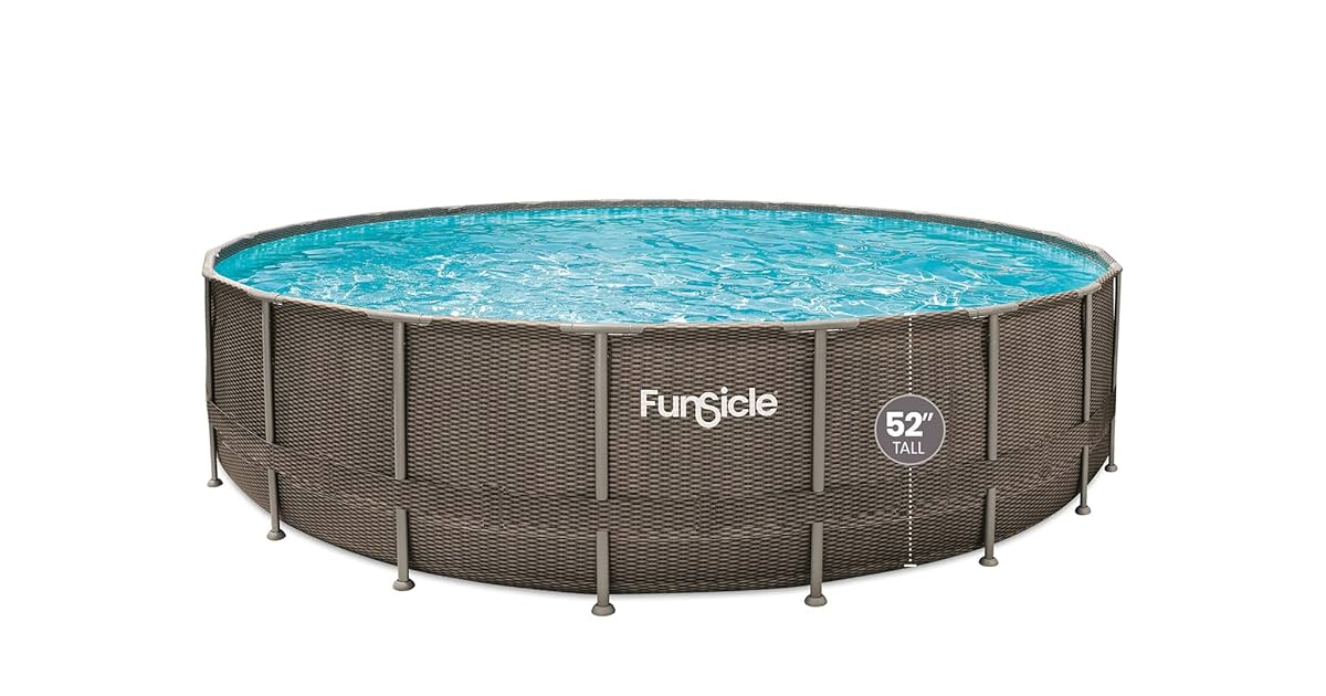 Funsicle 22ft round oasis above ground pool