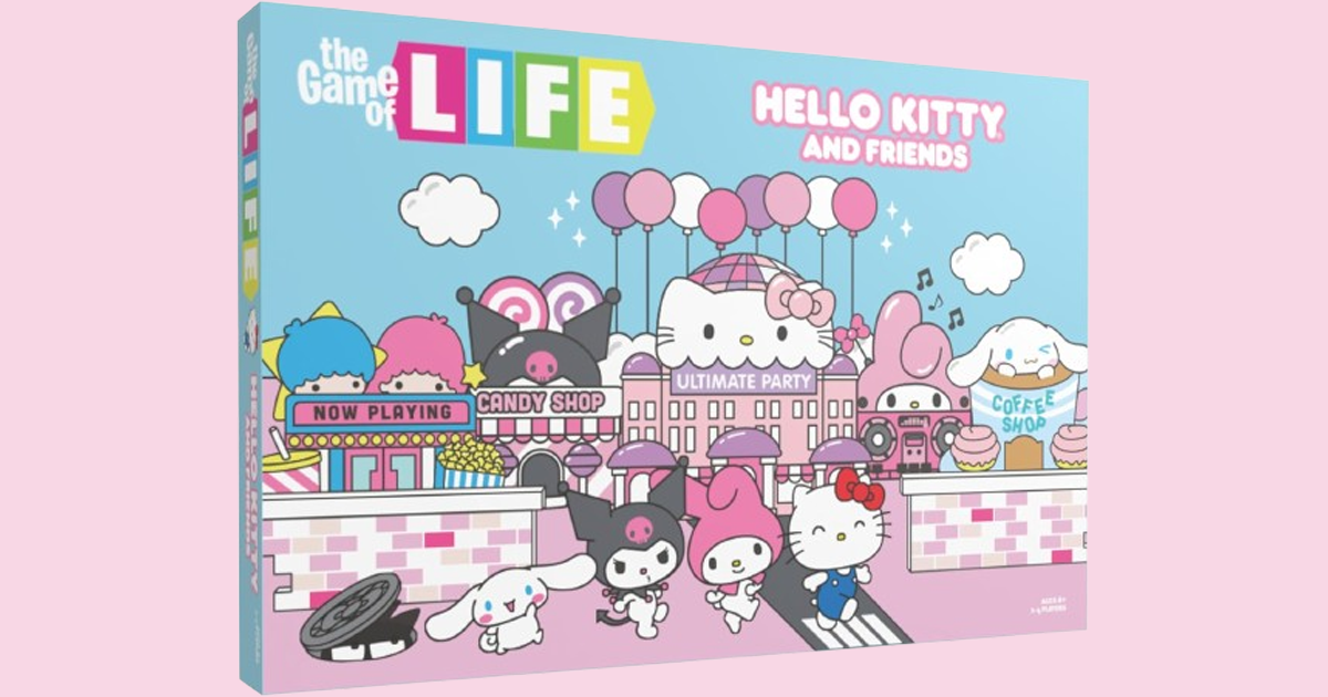 Game of life hello kitty and friends board game