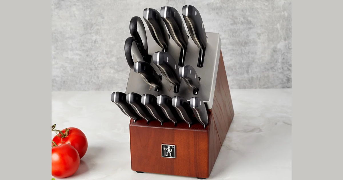 HENCKELS International Definition 14 Piece Self Sharpening Cutlery Set HENCKELS International Definition 14 Piece Self Sharpening Cutlery Set