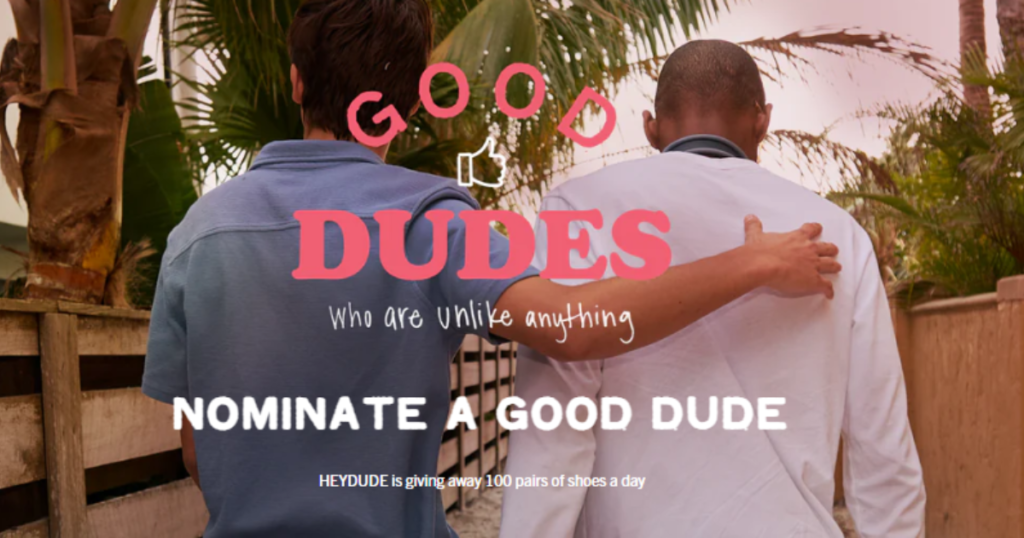 HEYDUDE Good Dude Sweepstakes