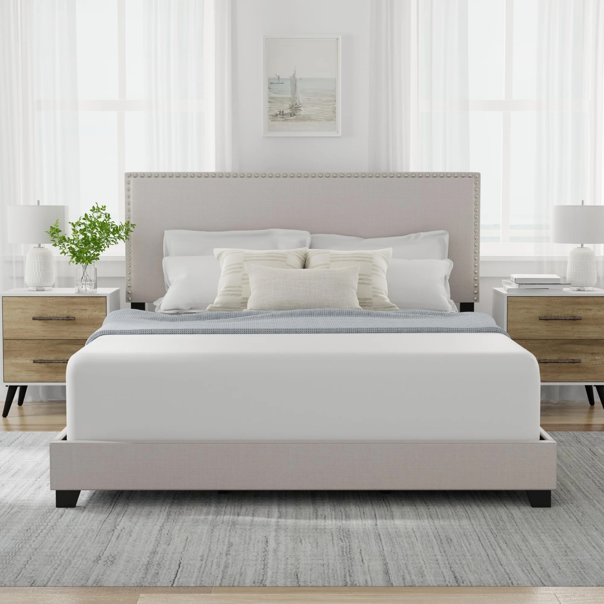 Mainstays Ivory Bed Frame