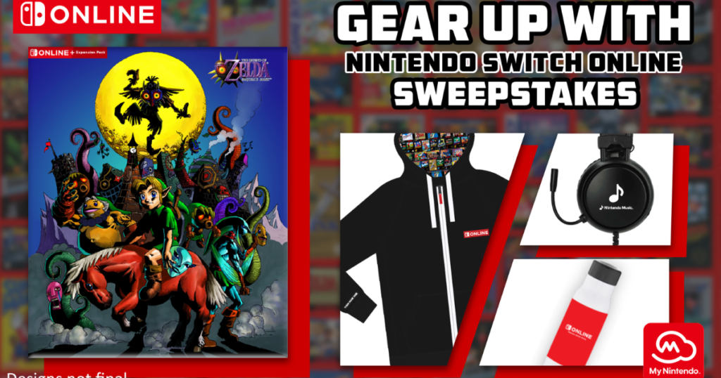 My Nintendo Gear Up With Nintendo Switch Online Sweepstakes