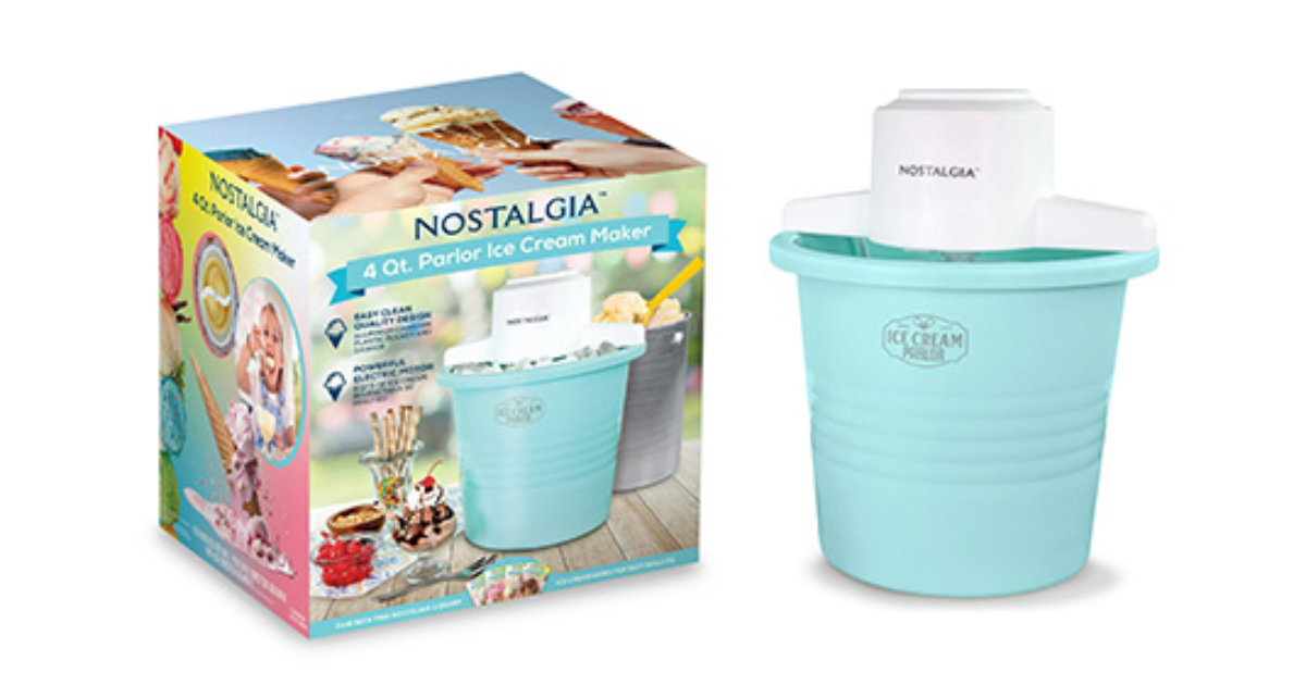 Nostalgia Electric Parlor Style Ice Cream Maker Nostalgia Electric Parlor Style Ice Cream Maker