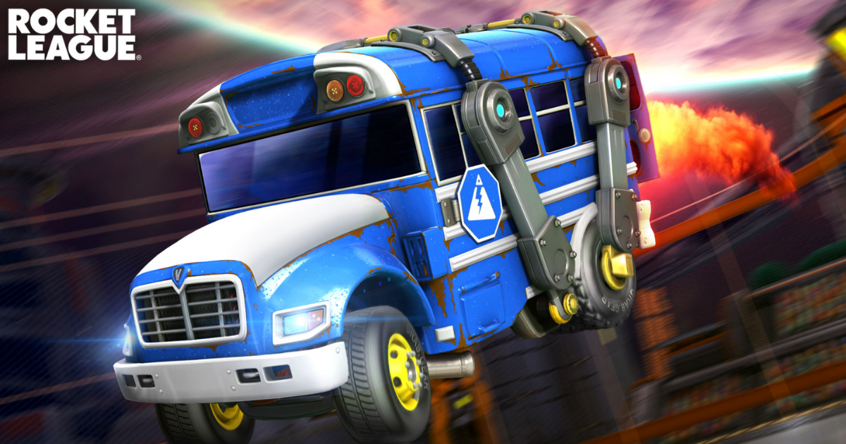 Rocket League Battle Bus Titanium White Rocket League Battle Bus Titanium White