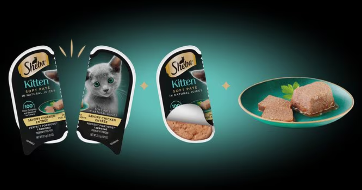 FREE SHEBA PERFECT PORTIONS Kitten Soft Paté Wet Cat Food Sample