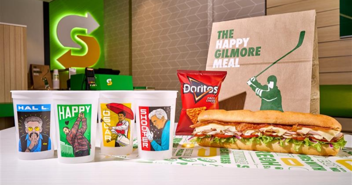 Subway Launches Happy Gilmore 2 Promo with Meals Collectibles Prizes Subway Launches Happy Gilmore 2 Promo with Meals Collectibles Prizes