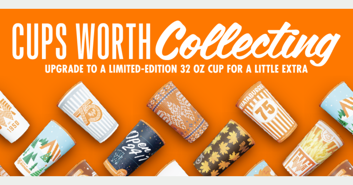 Whataburger Celebrates 75 Years with Limited Edition Commemorative Cups