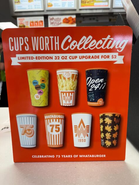 Whataburger Cups