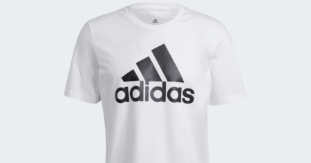 adidas logo tee