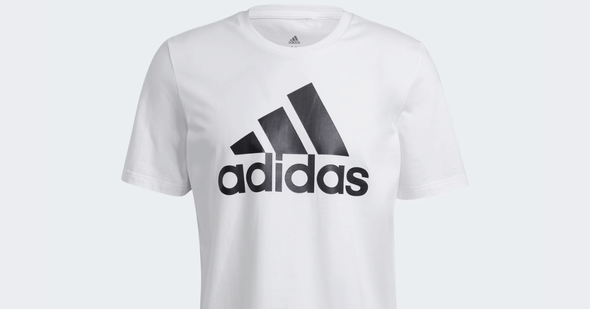 adidas logo tee