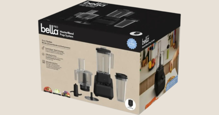 bella pro masterblend 3 in 1 prep system with blender