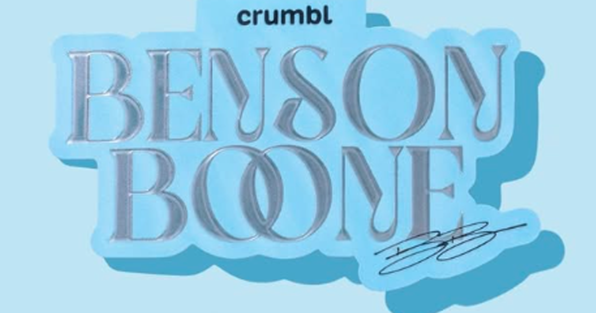 benson boone crumbl benson boone crumbl