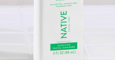 native facial cleanser
