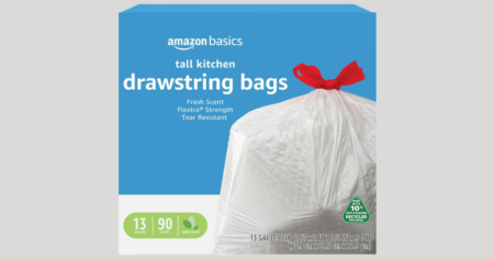 AMAZON BASICS TRASH BAGS