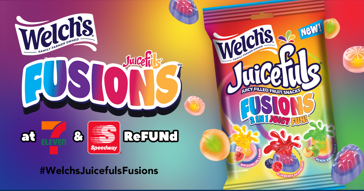 Apply to be a Welch s Juicefuls Fusions at 7 Eleven Speedway ReFUNd with Ripple Street! 1 000 Selected! Apply to be a Welch s Juicefuls Fusions at 7 Eleven Speedway ReFUNd with Ripple Street! 1 000 Selected!