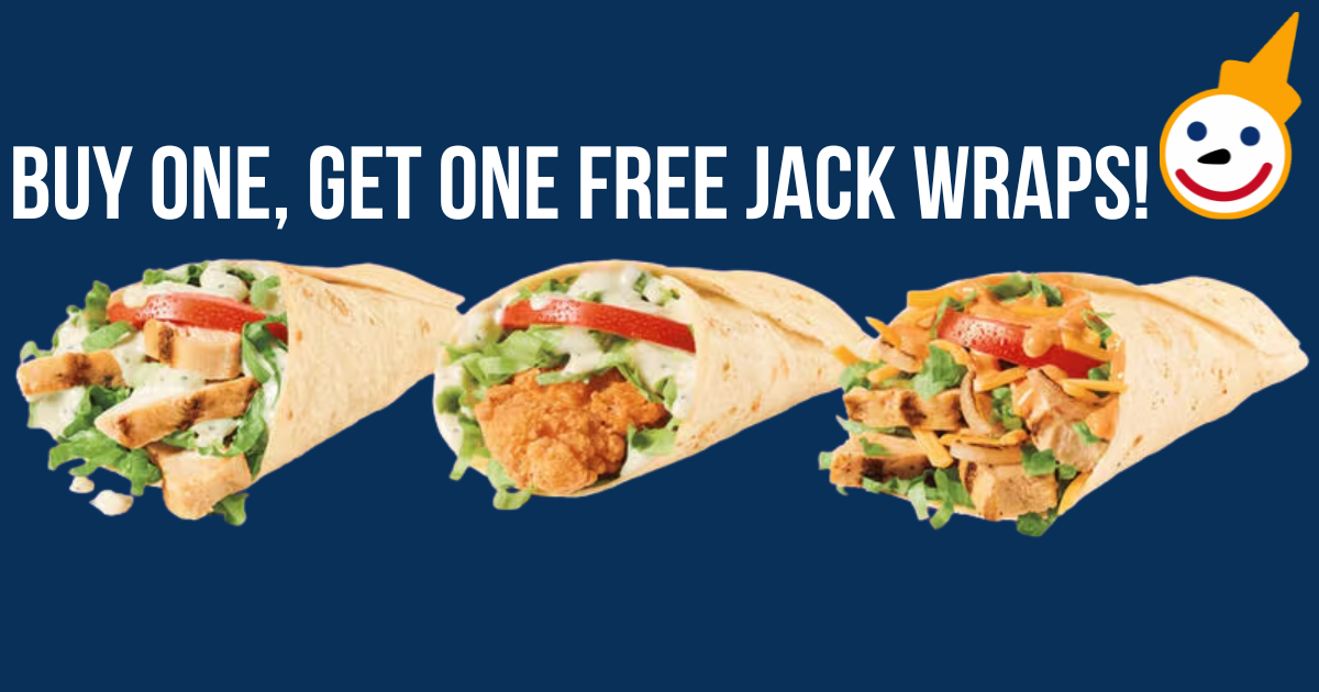 BOGO JACK WRAPS BOGO JACK WRAPS JULY 11TH - 13TH