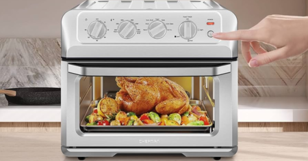 Chefman Air Fryer Toaster Oven 7 in 1 Combo
