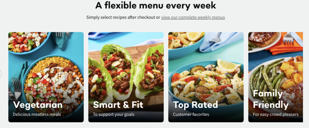 Everyplate meals Everyplate meals