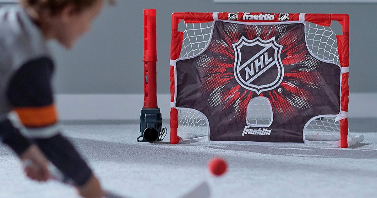 Franklin sports nhl kids knee hockey goal set