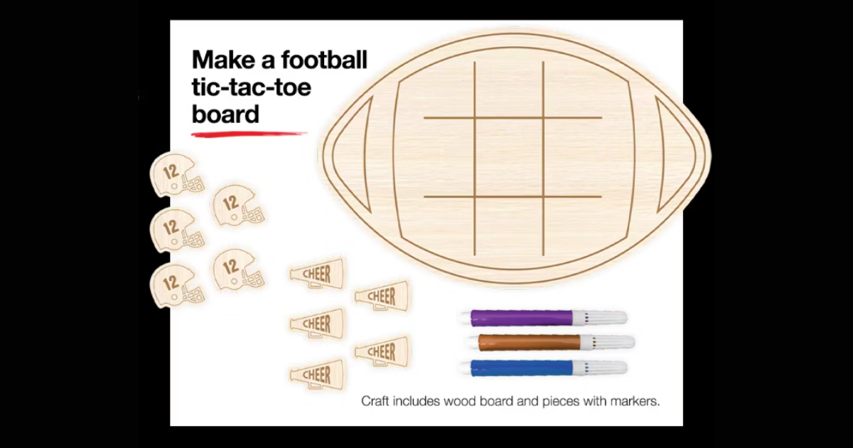 FREE JCP Football Tic Tac Toe Event
