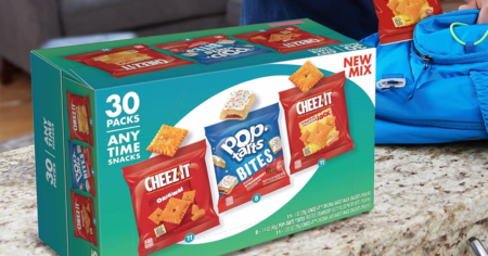 Kelloggs cheez it and pop tarts snack variety pack 30 count