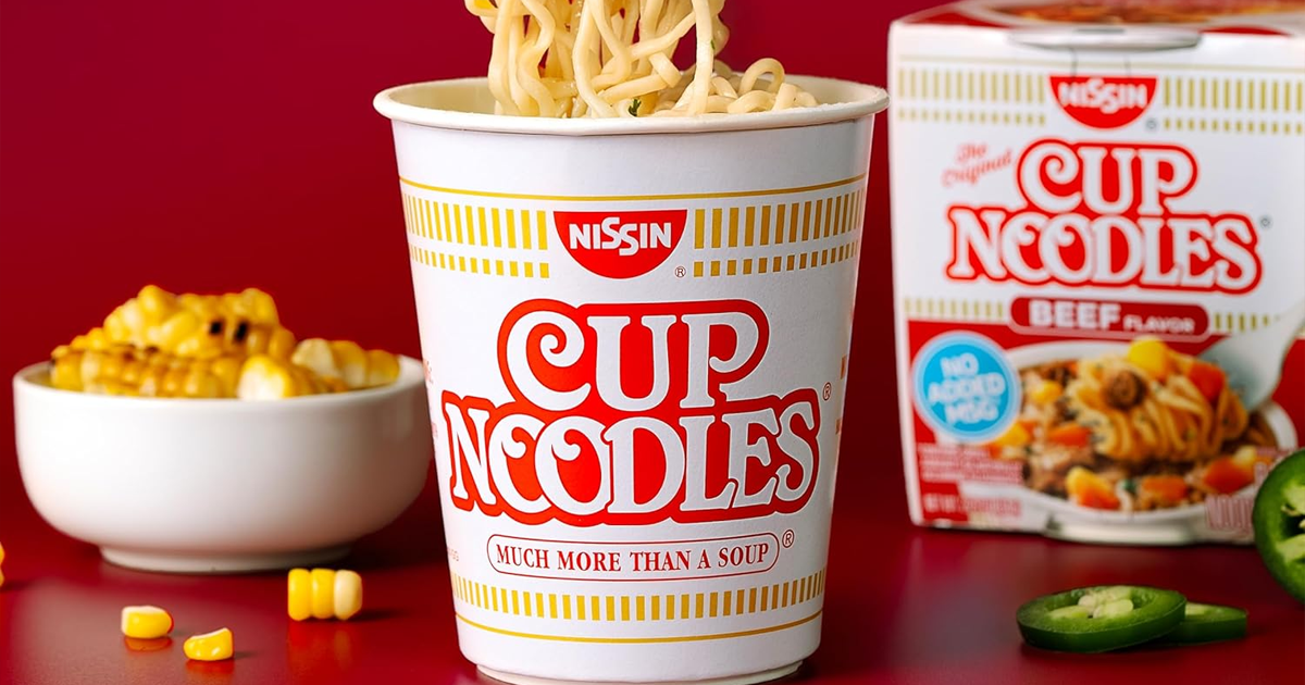 Nissin Cup Of Noodles Soup beef flavor
