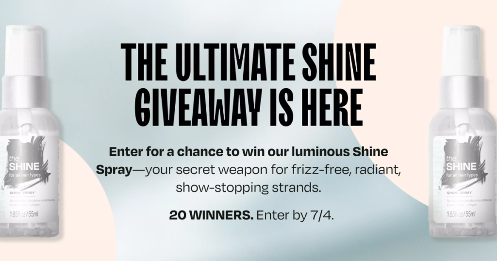 Overtone Shine Giveaway