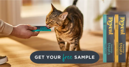 Free Reveal Pet Food Lickable Cat Treats Samples