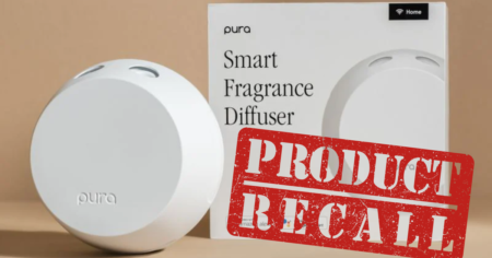 Pura Scents Smart Home Fragrance Diffusers Recall Alert