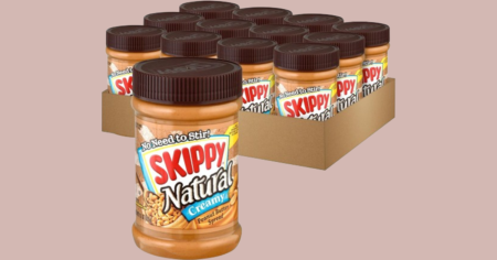 Skippy Natural Peanut Butter Spread 12 pack