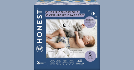 The Honest Company Clean Conscious overnight diapers
