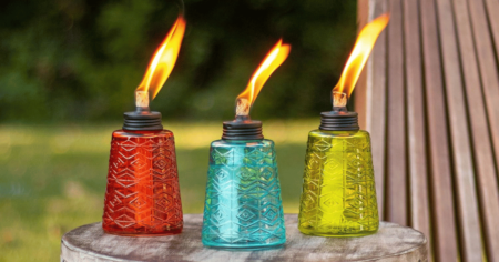 Tiki Tabletop Torches