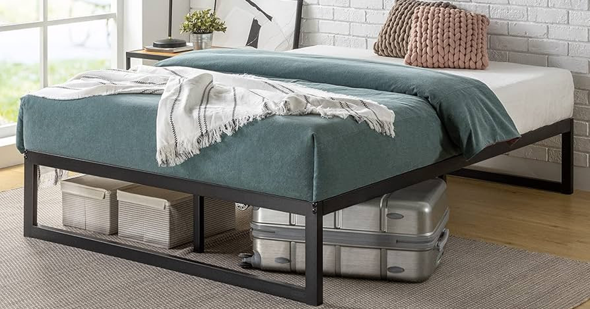 Zinus Abel metal platform king bed frame Zinus Abel metal platform king bed frame