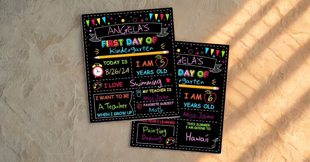 back to school board back to school board