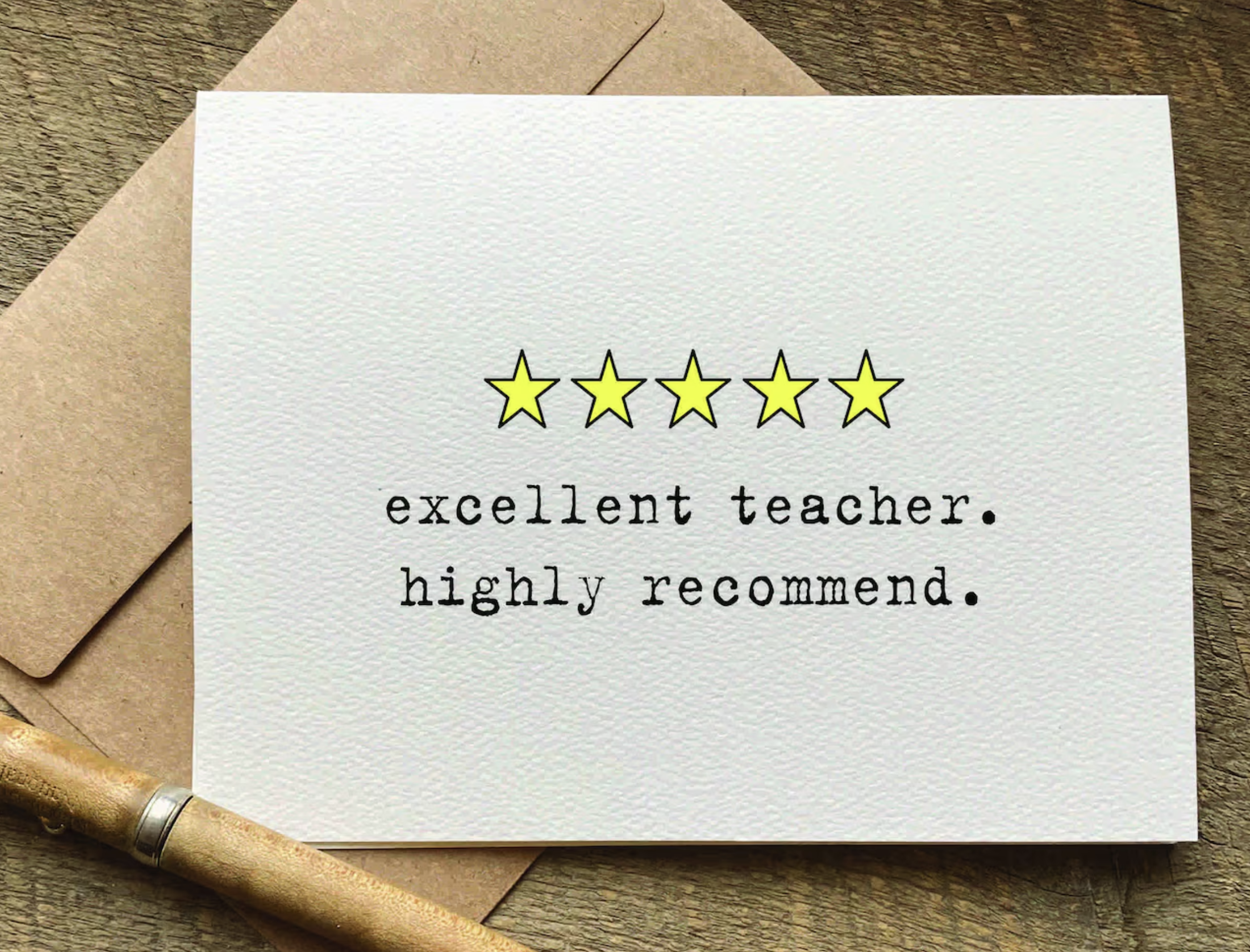 teacher thank you card teacher thank you card
