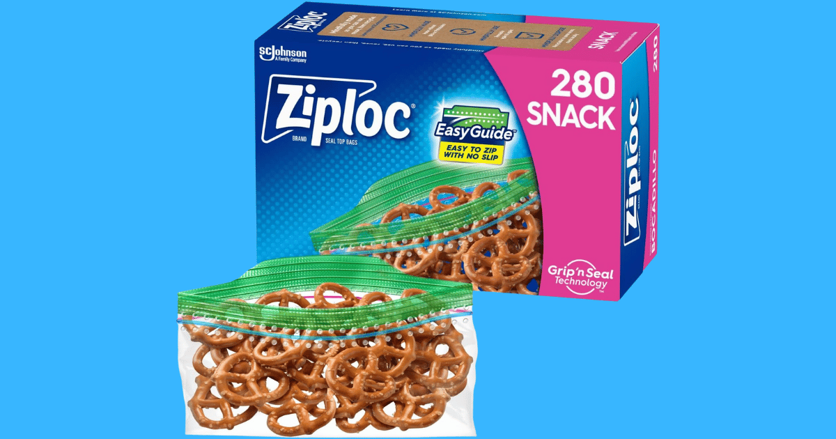 ziploc Snack BAgs