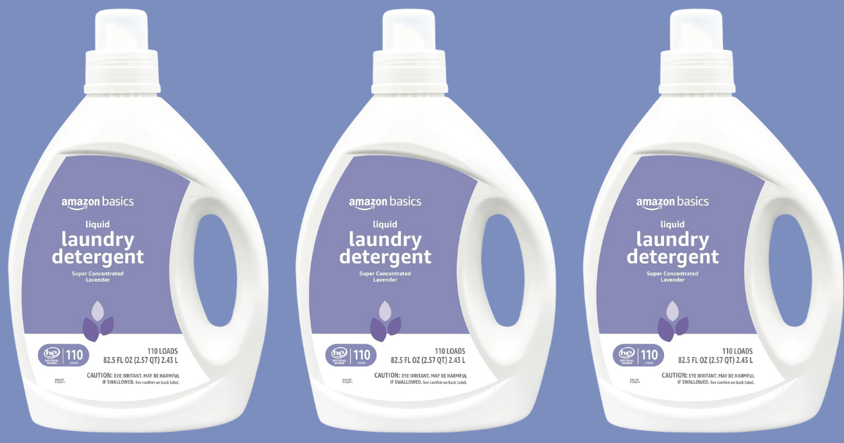 Amazon Basics Lavender Detergent