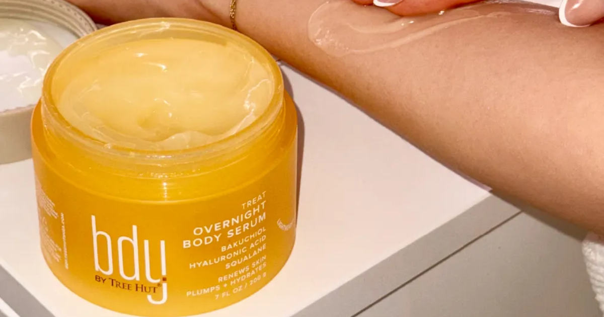 Free bdy s by Tree Hut Overnight Body Serum Sample