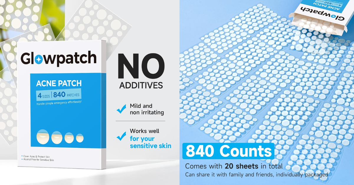 Glowpatch Pimple Patches for Face 240 Count