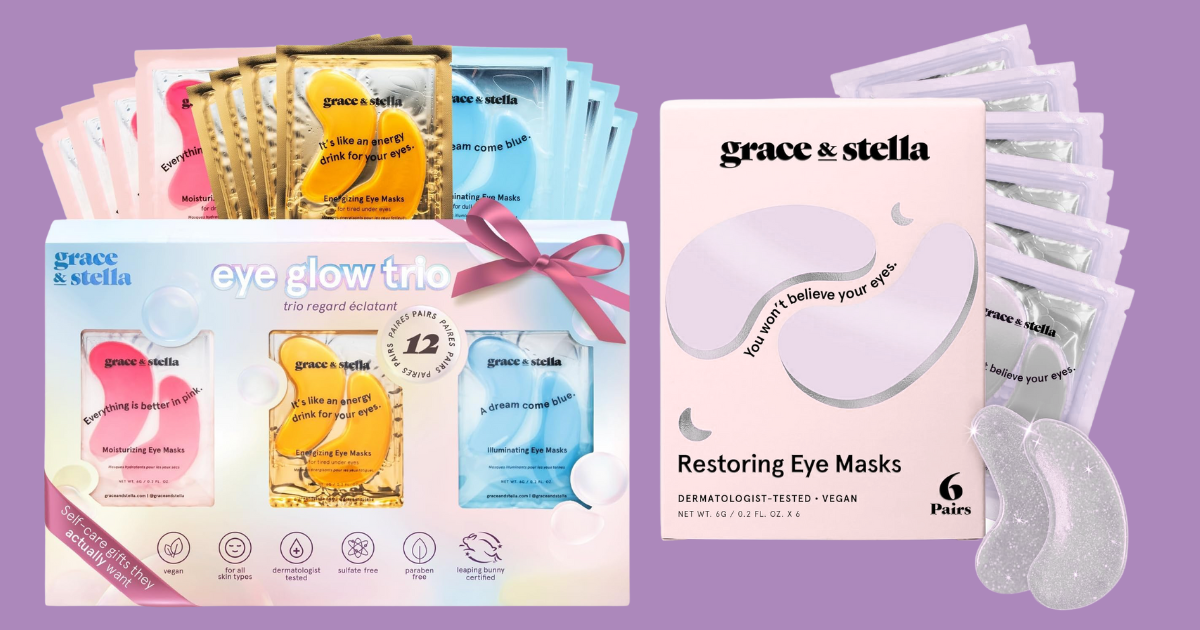 Grace Stella Eye Masks with Background