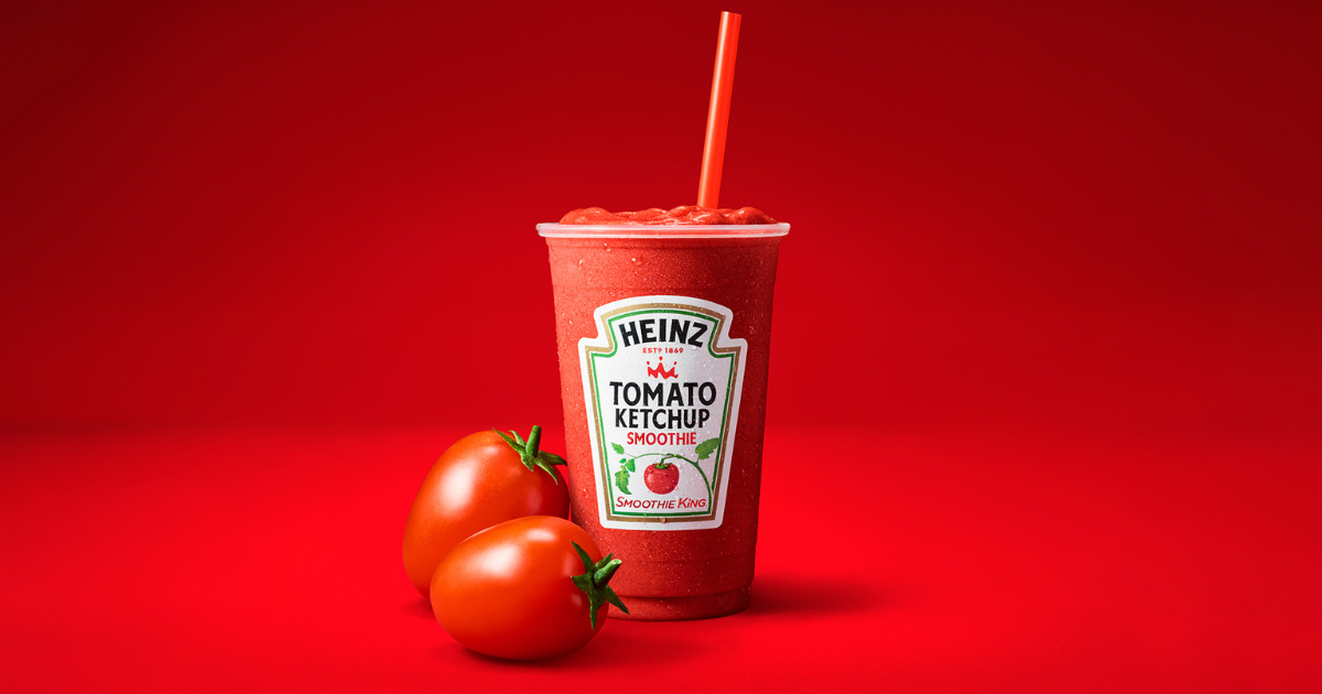 HEINZ and Smoothie King Debut First Ever Ketchup Smoothie