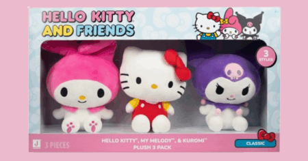 Hello Kitty Friends Classic 8 Inch Plush 3 pack
