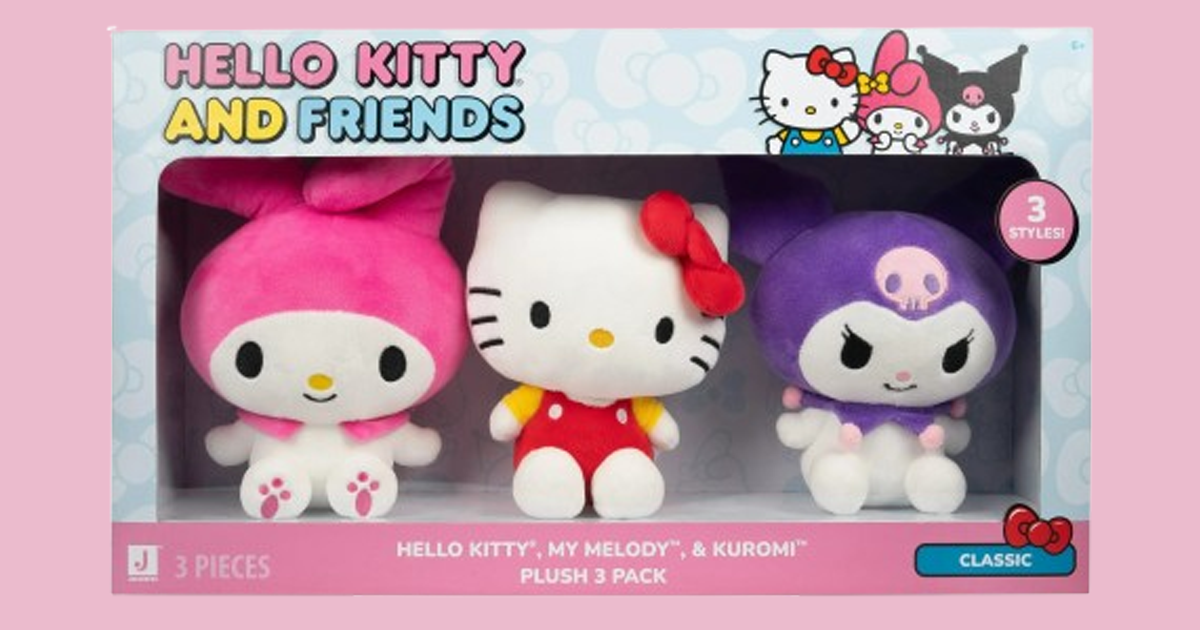 Hello Kitty Friends Classic 8 Inch Plush 3 pack Hello Kitty Friends Classic 8 Inch Plush 3 pack