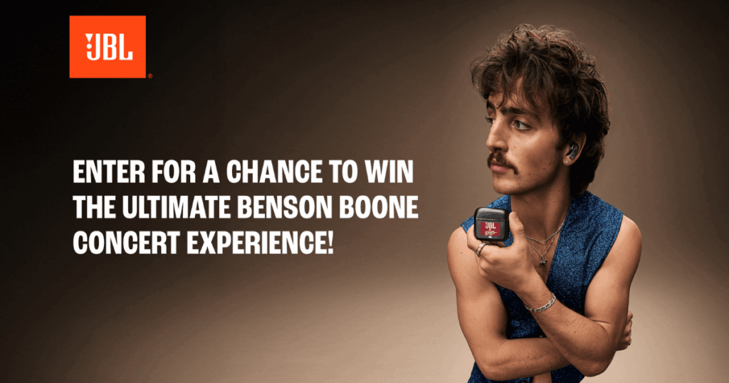 JBL 2025 Benson Boone Flyaway Sweepstakes