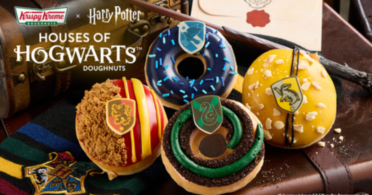 Pumpkin Spice Collection at Krispy Kreme Krispy Kreme Harry Potter House of Hogwarts Collection
