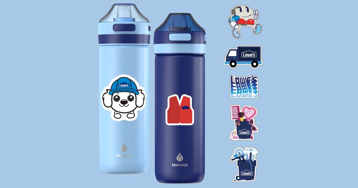 Kids Water Bottle at Lowe s FREE Kids MANNA Water Bottle at Lowe s