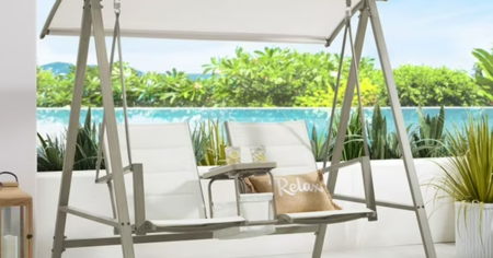 Mainstays Dashwood Outdoor 2 sling seat porch