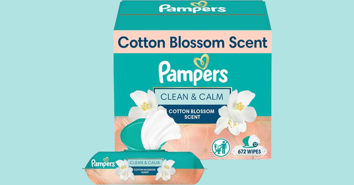 Pampers Wipes Clean calm cotton blossom wipes Pampers Wipes Clean calm cotton blossom wipes