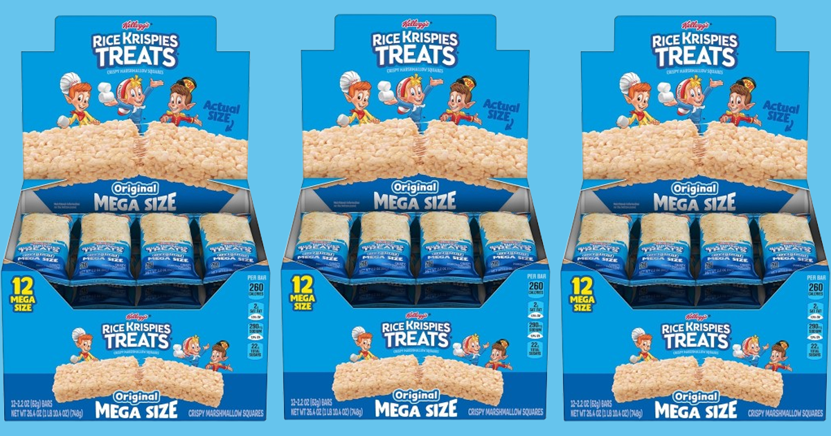 Rice Krispies Treats Marshmallow Snack Bar 12 bars